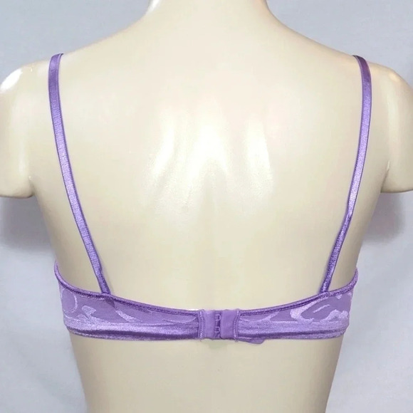 Vanity Fair 75248 Light Allure Demi Contour Jacquard Hidden Underwire Bra 34A Pu - Picture 3 of 3